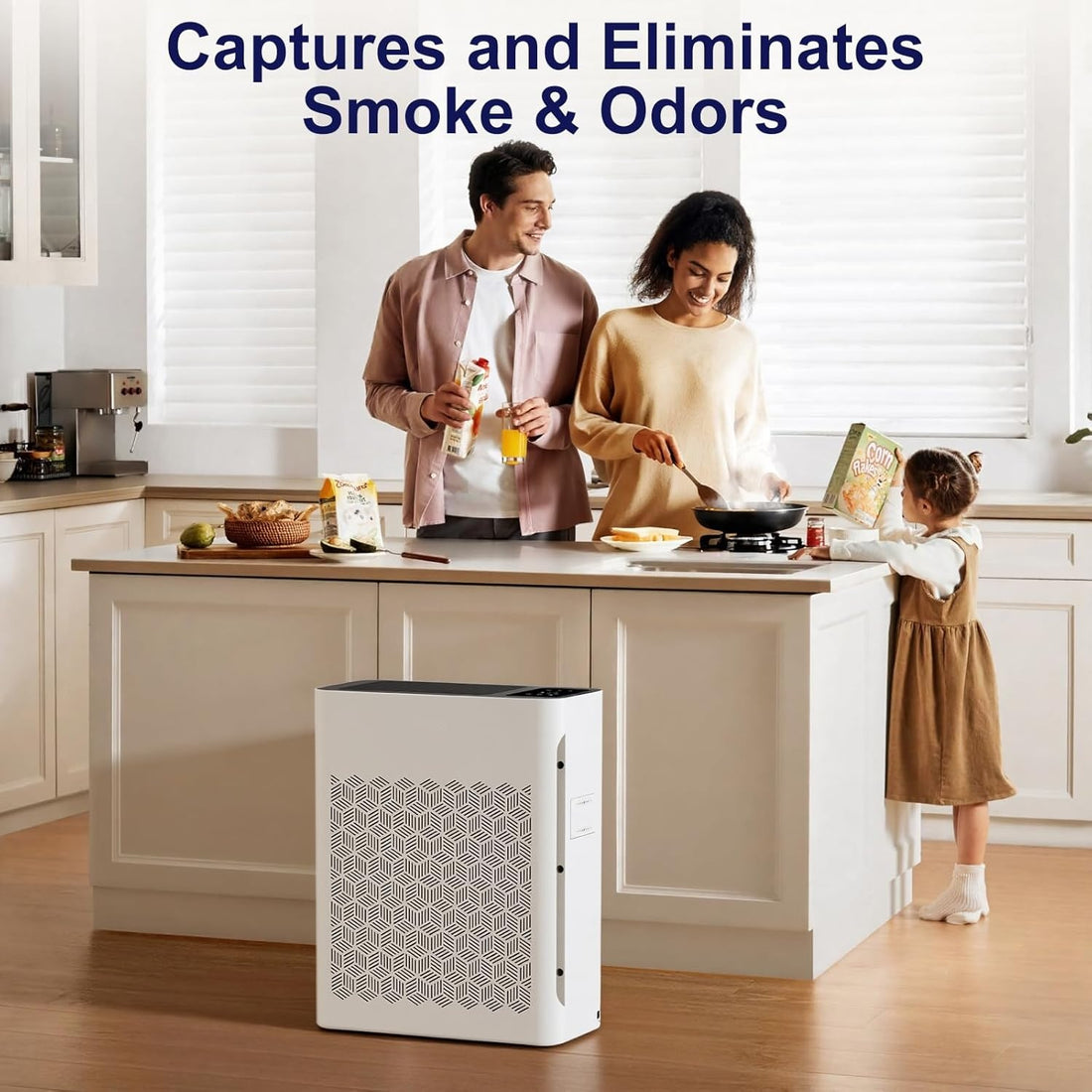 Air Purifier for Home Large Room (1095 Sq Ft) with Cycle Timer, H13 True HEPA Filter & Sleep Mode